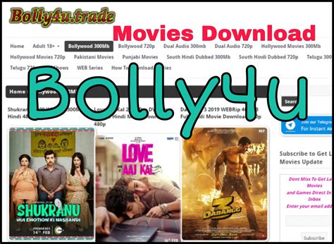 Instead of going to a cinema or waiting for a movie to be available on streaming services, you can simply download it and watch it at your. . Bolly4u online movies